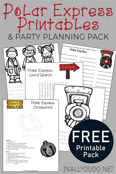 Polar Express Printable Pack | Free Homeschool Deals