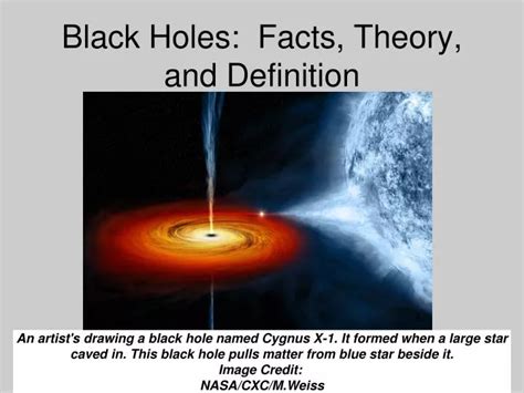 PPT - Black Holes: Facts, Theory, and Definition PowerPoint ...