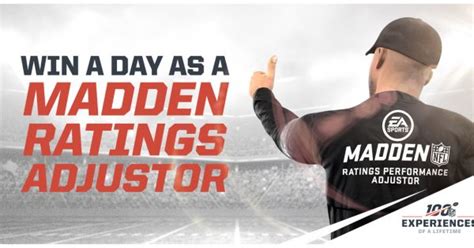 The NFL and EA Sports Will Pick a Madden Ratings Adjustor for the Day