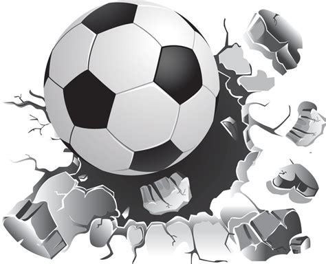 Soccer Wall Decal Soccer Ball Decal Wall Sticker Soccer - Etsy