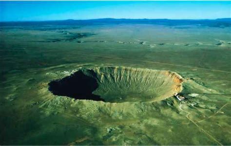 Barringer Meteor Impact Crater Arizona - Plate Tectonics