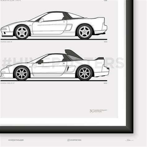 Honda Type R History Poster - Etsy