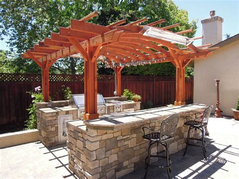 Marin Outdoor Kitchen Pergola Kits, Built to Last Decades | Forever Redwood