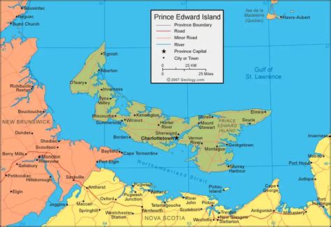 Prince Edward Island Map - MapSof.net