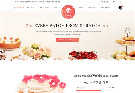 Bakery Website Template