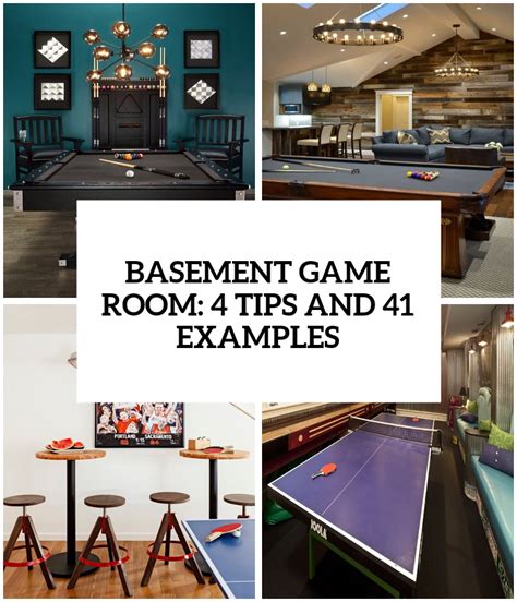 Creating A Basement Game Room: 4 Tips And 41 Examples - DigsDigs