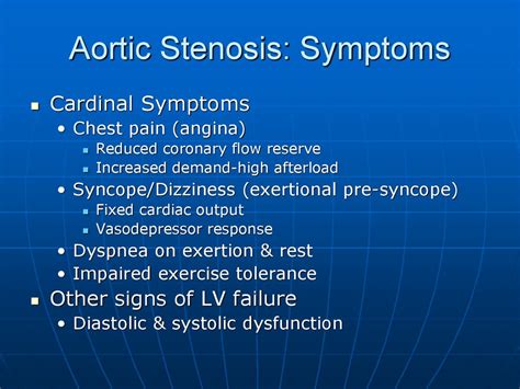 Aortic Stenosis - online presentation