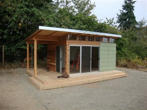 Modern-Shed Pre-Fab Shed Kit: 12' x 16' Coastal - | Prefab sheds, Modern shed, Building a shed