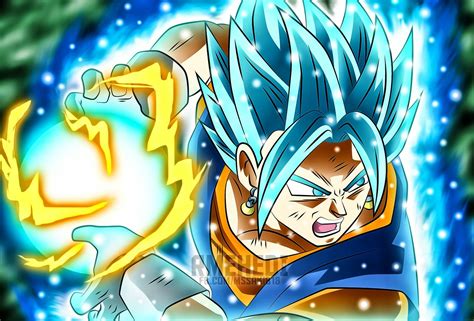 Vegito ssgss blue final kamehameha | Anime dragon ball super, Dragon ...