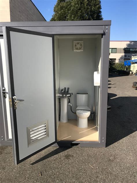 BRAND NEW MOBILE PORTABLE DOUBLE TOILET WITH TOILET & SINK 6' X 7' X 7. ...