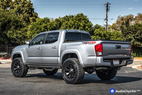 2017 Toyota Tacoma TRD 4X4 | 18" Fuel Wheels D546 Assault Black Milled ...