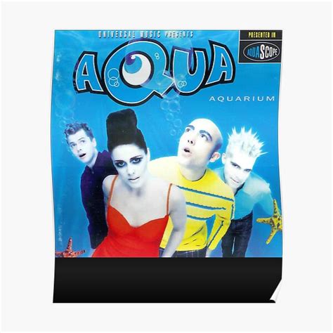 "Aqua aquarium album cover" Poster for Sale by MistyRoberson | Redbubble