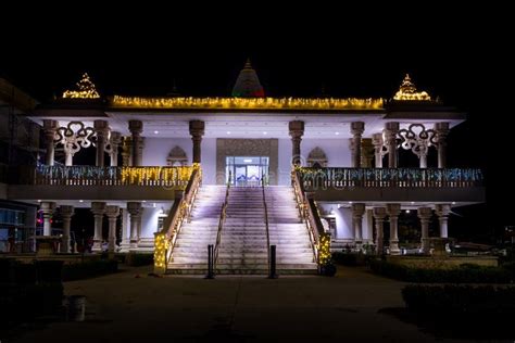 Beautiful and Unique Architecture of Hindu Radha Krishna Temple Editorial Photo - Image of ...