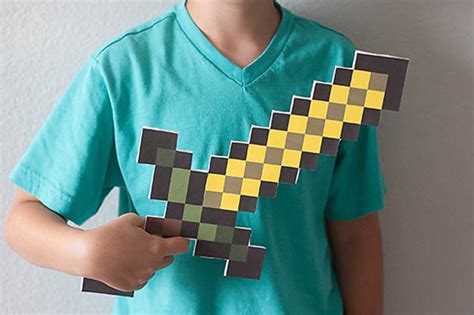 Minecraft crafts for kids