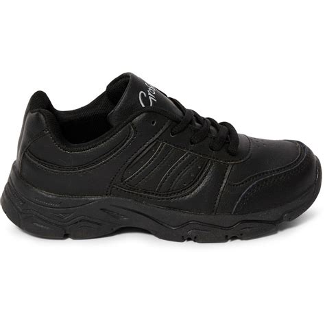 Grosby Kids Lace Up Sport Shoes - Black | BIG W