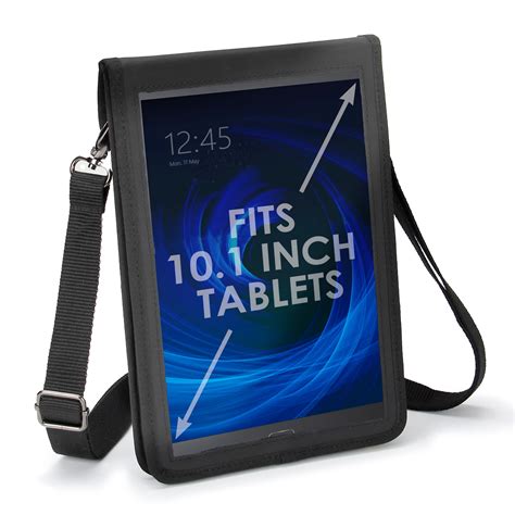 USA GEAR 10 inch Tablet Case - Tablet Holder with Shoulder Strap (Black ...