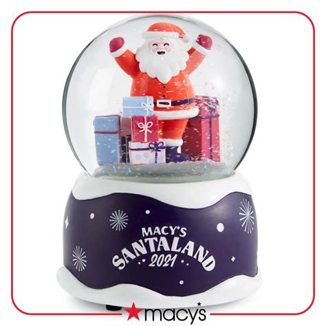 Macy's Santaland 2022 Musical Snowglobe, Created for Macy's & Reviews ...