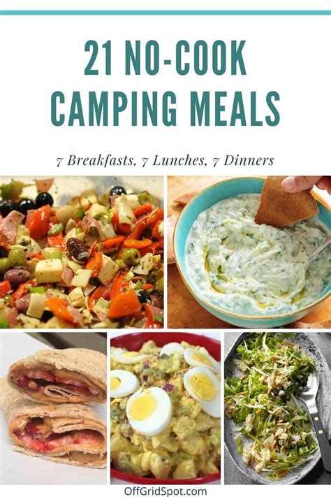 21 No-Cook Camping Meals - Delicious & Nutritious Eating Without Fuss