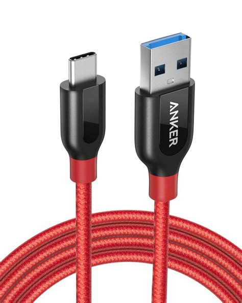 Anker USB C Cable, Powerline+ USB-C to USB 3.0 Cable (6ft), High Durability Type C Braided ...