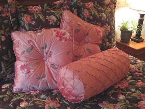 Coral Silk Pillows | Custom coral silk pillows on one of our… | Flickr