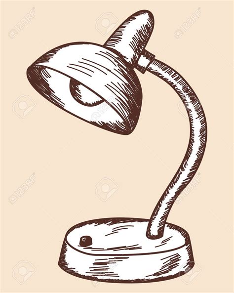 Desk Lamp Drawing at GetDrawings | Free download