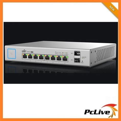 Ubiquiti UniFi 8-Port Managed PoE+ Gigabit Switch with SFP US-8-150W – PCLIVE Computer