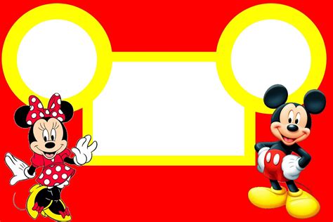 Free Printable Mickey And Minnie Mouse Birthday Invitations - Printable ...