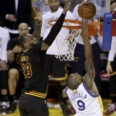 LeBron James recreates The Block during Cleveland Cavaliers' preseason ...