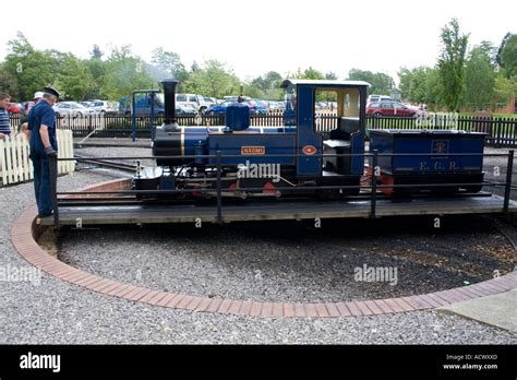 Naomi Engine at Exbury Gardens Steam Railway Hampshire England Stock Photo - Alamy