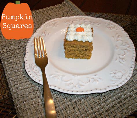 Kaitlin in the Kitchen: Pumpkin Squares