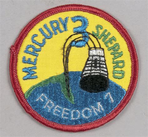 Patch, Mission, Mercury-Redstone 3 | National Air and Space Museum