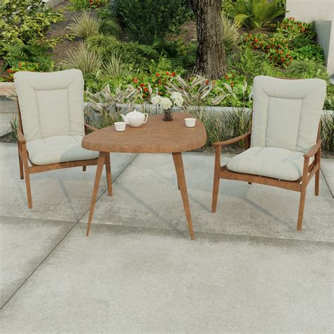 Jordan Manufacturing 21" x 38" Grey Solid Outdoor Chair Cushion with Ties and Loop - Walmart.com