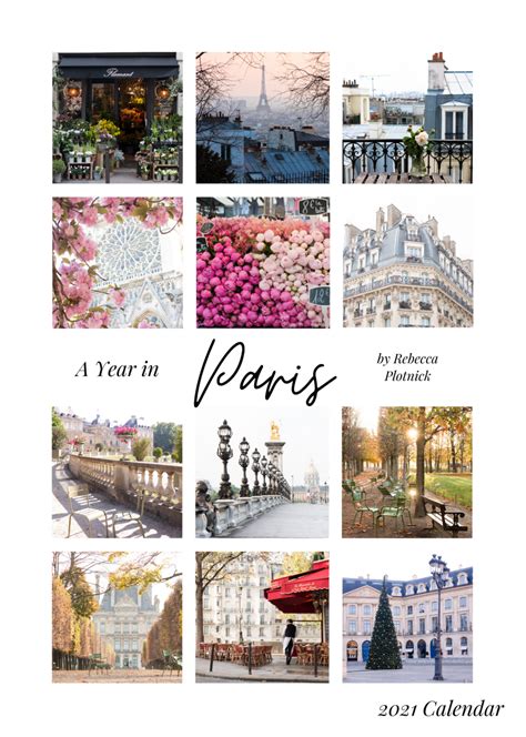 2021 paris calendar — Every Day Parisian — Every Day Parisian