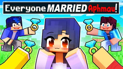 Everyone WANTS TO MARRY APHMAU in Minecraft! - YouTube