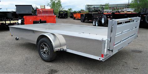 Utility Trailer - 2020 H&H 82x12 Aluminum Solid Side Utility | TrailersUSA