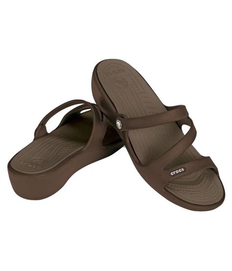 Crocs Brown Flats Price in India- Buy Crocs Brown Flats Online at Snapdeal