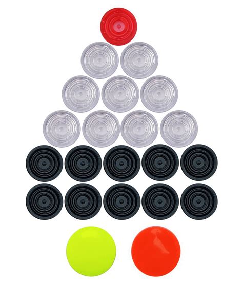 Sparsh Plastic Transparent Carrom Coins - Set of 20 Coins & 2 Striker: Buy Online at Best Price ...