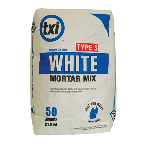 TXI 25 Sq. Ft. White Brick Mortar Mix in the Mortar Mix department at Lowes.com