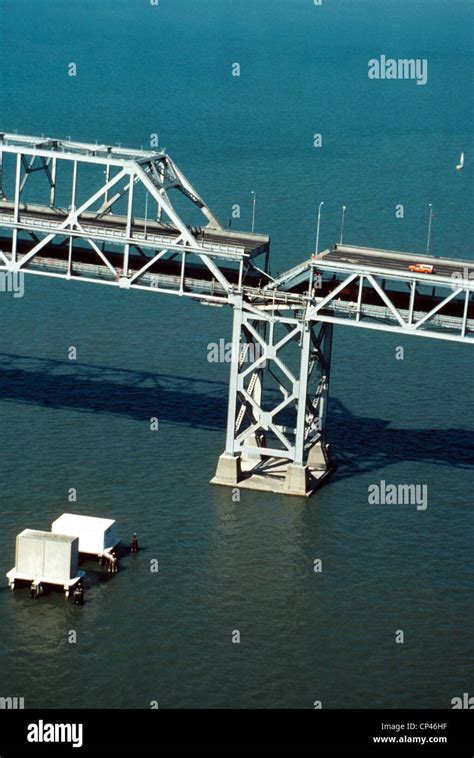 Loma Prieta Earthquake collapsed the roadbed of the San Francisco ...