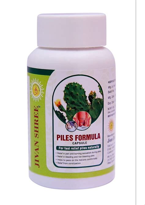 Piles Formula Ayurvedic Capsule, 60 at Rs 550/bottle in Thane | ID ...