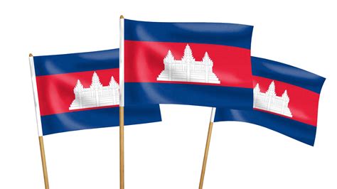 Cambodia Handwaving Flags - Hampshire Flag Company