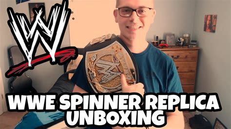 WWE SPINNER REPLICA BELT UNBOXING - YouTube