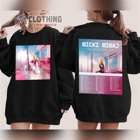 Nicki Minaj World Tour 2024 Unisex Sweatshirt, PINK FRIDAY 2 Nicki ...