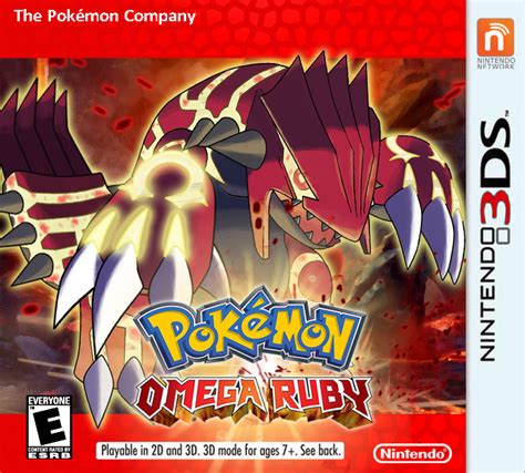 Pokemon Omega Ruby Nintendo 3DS Box Art Cover by spham9