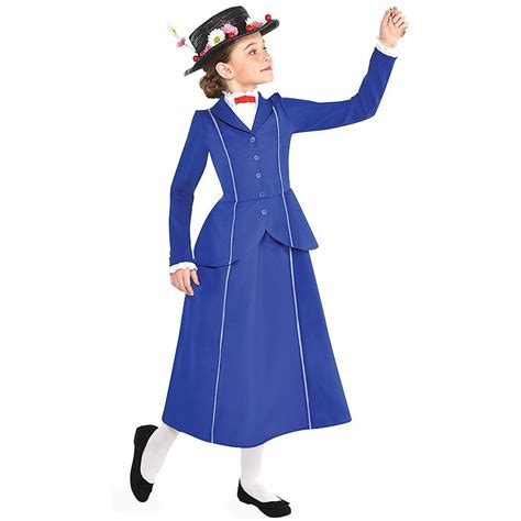 Girls Mary Poppins Costume | Mary poppins costume, Mary poppins costume kids, Halloween costumes ...