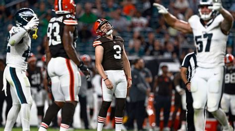 Browns backing second-year kicker Cade York despite his preseason ...