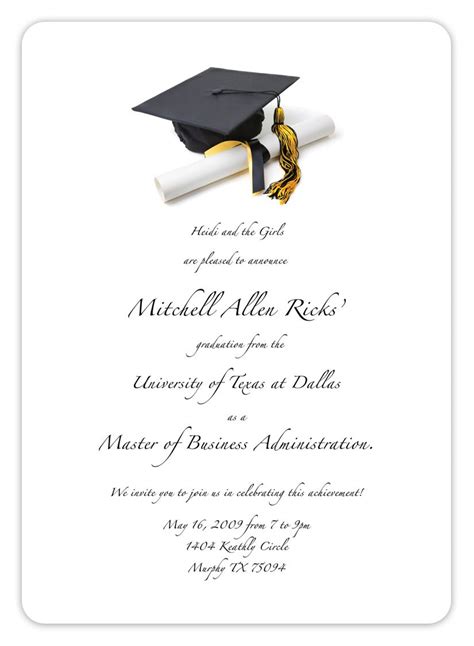 Free Printable Graduation Invitation Templates 2013 2017 | Graduation invitations template ...