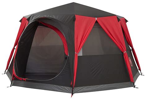 Coleman Tent Octagon, 6 Man Festival Dome Tent, 6 Person Family Camping ...