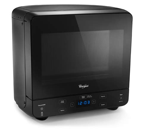 Whirlpool WMC20005YB 0.5 cu. ft. Compact Countertop Microwave w/ Pocket Handle - Black