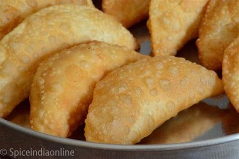 SWEET SOMAS RECIPE - How to make Sweet Somas - Kajjikayalu Recipe — Spiceindiaonline | Recipes ...